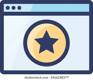 star icon symbol vector image