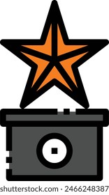 símbolo de estrella Imagen de Vector