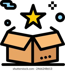 star icon symbol vector image