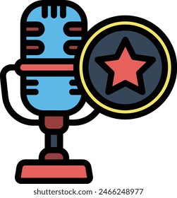 star icon symbol vector image