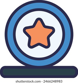 star icon symbol vector image