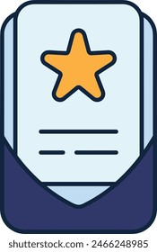 símbolo de estrella Imagen de Vector