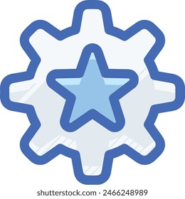 star icon symbol vector image