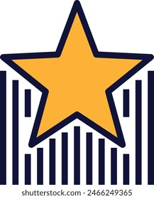 star icon symbol vector image
