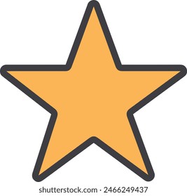 star icon symbol vector image
