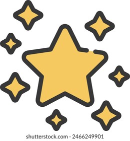 star icon symbol vector image