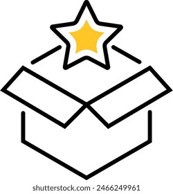 star icon symbol vector image
