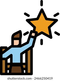 símbolo de estrella Imagen de Vector