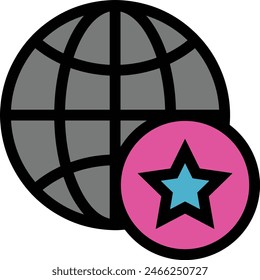 símbolo de estrella Imagen de Vector