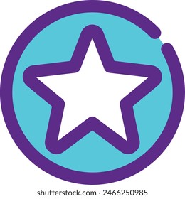 star icon symbol vector image