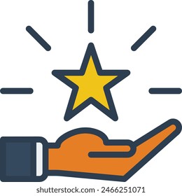 star icon symbol vector image