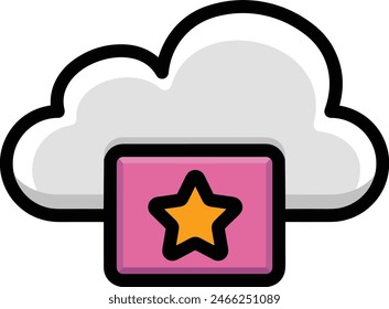 símbolo de estrella Imagen de Vector