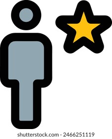 star icon symbol vector image