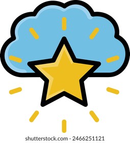 star icon symbol vector image