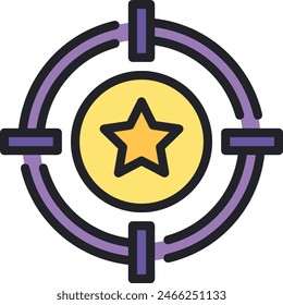 star icon symbol vector image