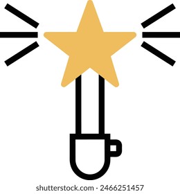 star icon symbol vector image