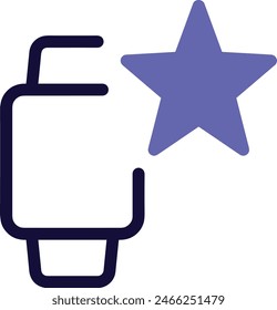 símbolo de estrella Imagen de Vector