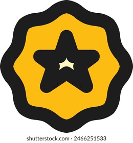 star icon symbol vector image