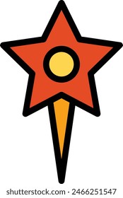 símbolo de estrella Imagen de Vector
