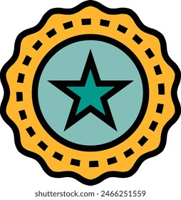 star icon symbol vector image