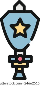 star icon symbol vector image