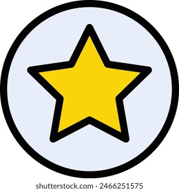 símbolo de estrella Imagen de Vector