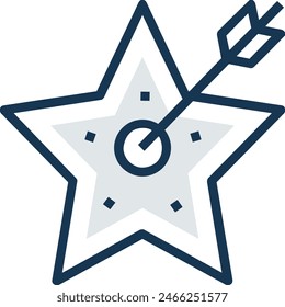 símbolo de estrella Imagen de Vector