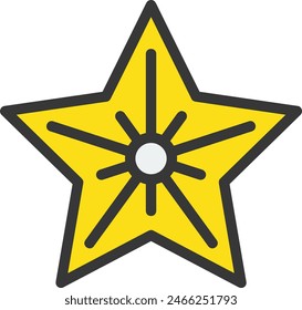 símbolo de estrella Imagen de Vector