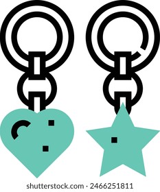 símbolo de estrella Imagen de Vector