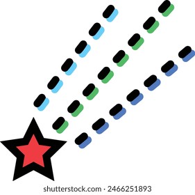 símbolo de estrella Imagen de Vector