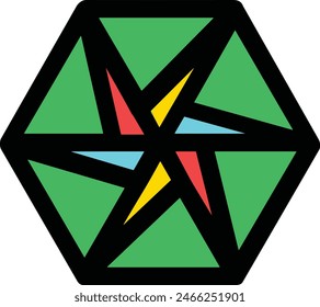 star icon symbol vector image