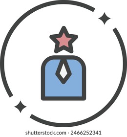 star icon symbol vector image