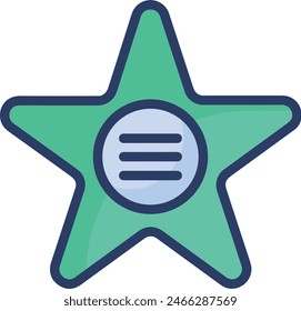 símbolo de estrella Imagen de Vector