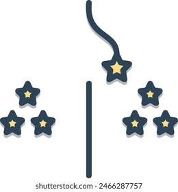 star icon symbol vector image