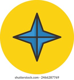 star icon symbol vector image