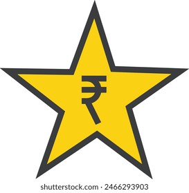 star icon symbol vector image