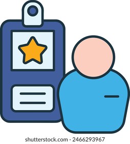 star icon symbol vector image