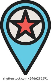 star icon symbol vector image