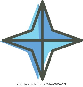 star icon symbol vector image