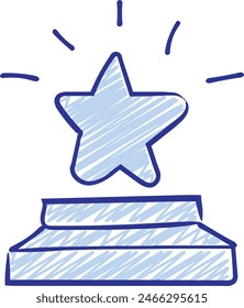 star icon symbol vector image