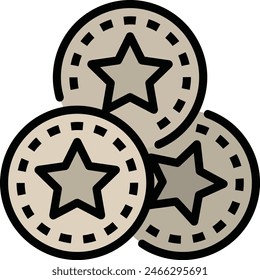 símbolo de estrella Imagen de Vector