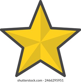 símbolo de estrella Imagen de Vector