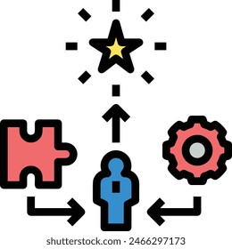 star icon symbol vector image