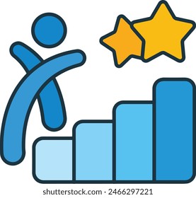 star icon symbol vector image