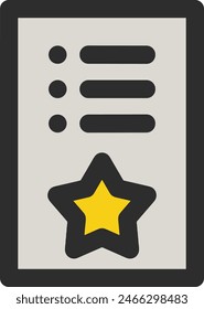 símbolo de estrella Imagen de Vector