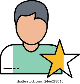 star icon symbol vector image