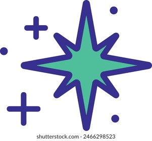 star icon symbol vector image
