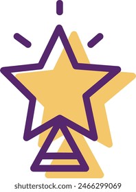 star icon symbol vector image