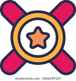 star icon symbol vector image