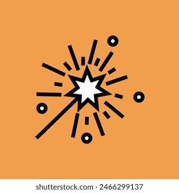 star icon symbol vector image